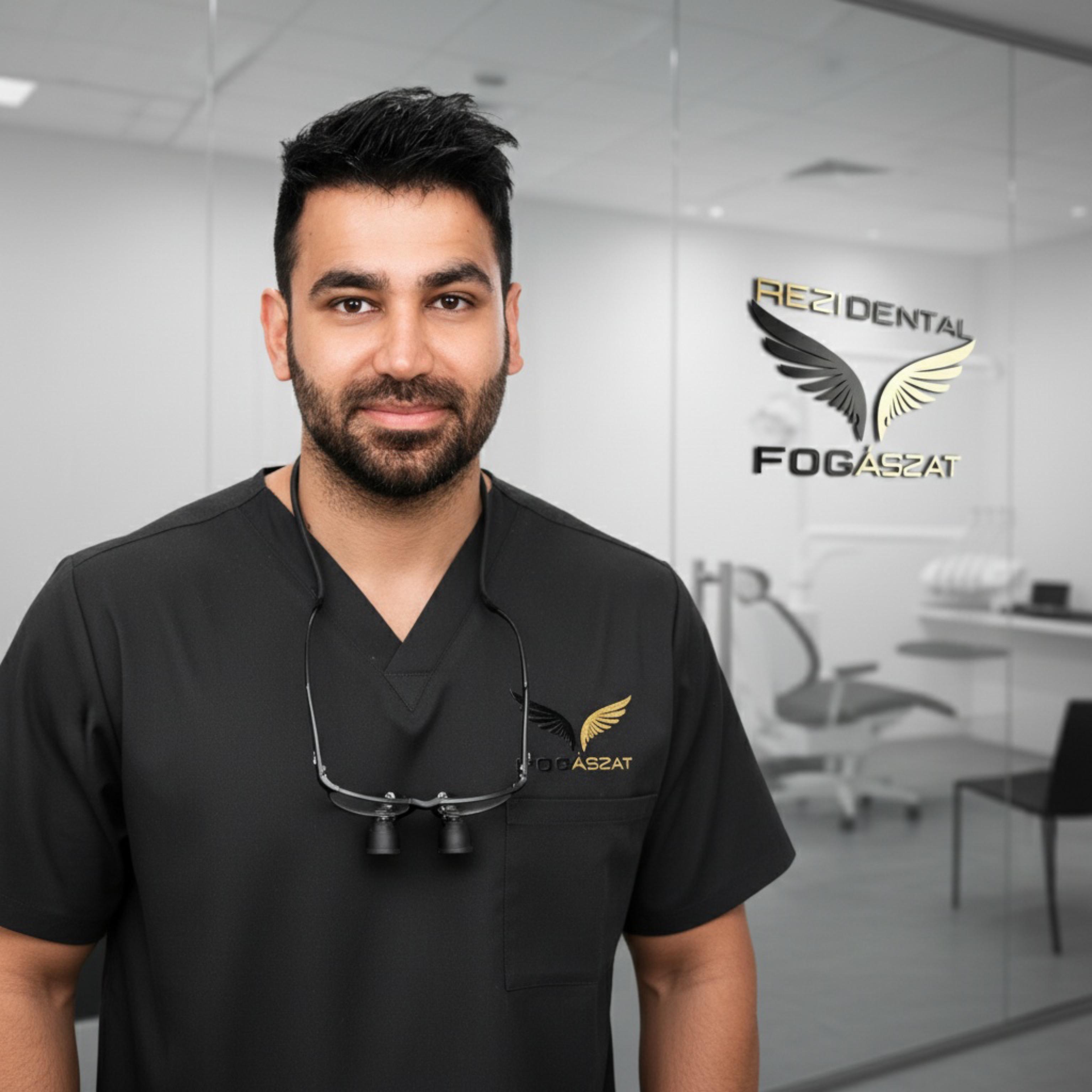 Dr. Shakibapoor Reza fogorvos portréja